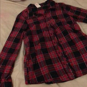 Red flannel shirt
